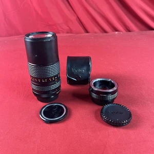 Focal MC Auto Zoom 1:4.5 f=80-200mm Macro Lens W/Vivitar MC Tele Converter 2x-22 - Picture 1 of 14