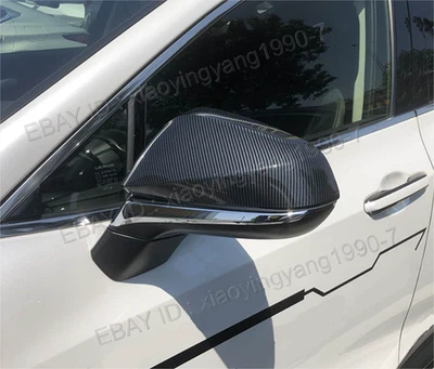 Cubierta de espejo retrovisor lateral de fibra de carbono para decoración Lexus NX RX 2022-2025 - Imagen 1 de 3