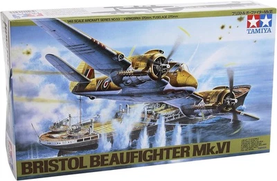 TAMIYA 1/48 Masterpiece Series n.53 BRISTOL BEAUFIGHTER MK.VI kit 061053... - Immagine 1 di 4