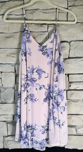 How Very Loved Romantic Chiffon Lined Spaghetti Strap Dress Sz S - Fairy Whimsy - Picture 1 of 5