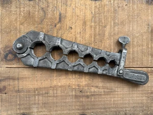 10” 3/4 Vintage Jackson Tools Z-C Hand Pipe Threader Tool Jackson Michigan USA - Picture 1 of 7