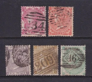 GB QV Surface Printed stamps, 1862 - 1864. Values to 9d, 1/-. Cat approx £1400 - Picture 1 of 2