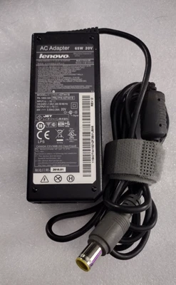 Adaptador de CA para portátil Lenovo 65W 20V - SIN CABLE DE ALIMENTACIÓN / PA-1650-531 /42T4419 / 42T4418 Foto 1 de 3