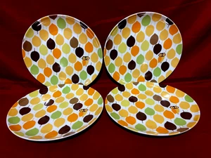 Rachael Ray Little Hoot Set Of 4 Salad Plates 8" - Picture 1 of 2