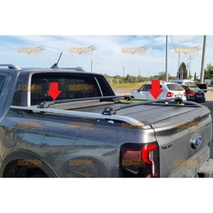 Ford Ranger abschließbarer Relingträger Querträger Bettträger schwarz Alu 2023+ TÜV - Bild 1 von 9