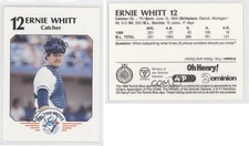 1989 Toronto Blue Jays Fire Safety Ernie Whitt #12