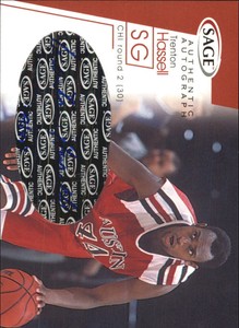 2001 SAGE Autographs Red #A17 Trenton Hassell/499