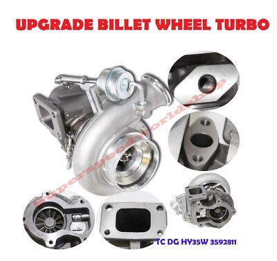 HY35W 3592811 diésel turbo para Dodge RAM 2000-2002 6BTA 125 HP T3 brida 3800973 Foto 1 de 4