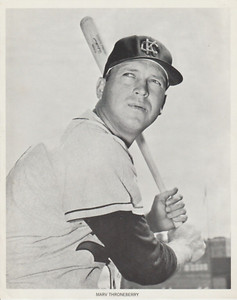 1961 Manny's Baseball Land Marv Throneberry 8X10 B&W Picture-Athletics-FREE SHIP