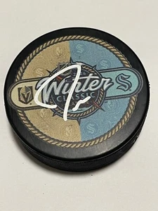 Jordan Eberle Signed Seattle Kraken Winter Classic Puck Beckett BAS COA IP a - Picture 1 of 3