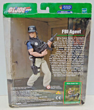 G.I. Joe FBI Agent 12" Action Figure Collectible Hasbro 2003 NRFP shelf wear