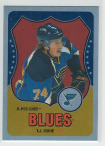 10/11 OPC St. Louis Blues T.J. Oshie Retro Rainbow card #2