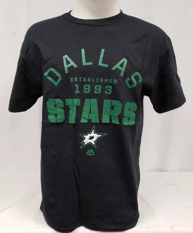 Brand New Majestic NHL Dallas Stars Men's Short Sleeve Shirt Cover