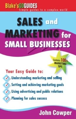 Sales And Marketing For Small Businesses By John Cowper Paperback Book Guide - image 1 of 4