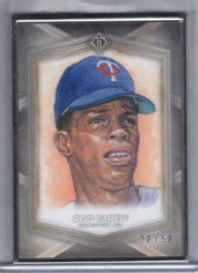2020 Transcendent Hall of Fame ROD CAREW Framed SKETCH 28/50 Topps Collection