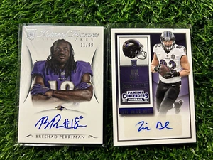 Breshad Perriman Auto 2015 Panini National Treasures BoyleAutograph Cards Ravens - Picture 1 of 4