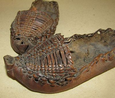 Antike Orientalische (?) KINDERSCHUHE Leder Schuhe Kinder • 45€