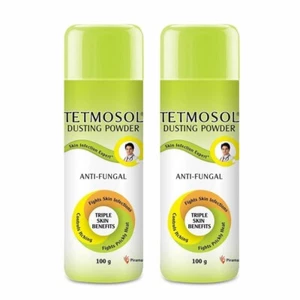 Tetmosol Anti-fungal Dusting Powder, 100gm Pack of 2, For Prickly Heat, Itching - Picture 1 of 5