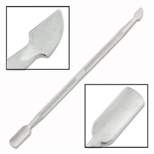 2x UK Profi Edelstahl Dual Tool Nagelhautschieber Maniküre Gel Politur - Bild 1 von 2