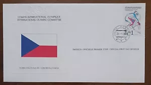 CZECHOSLOVAKIA - 1980 - COMITE INTERNATIONAL OLYMPIQUE FDC - Picture 1 of 2