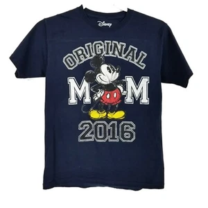 Disney 2016 Mickey Navy Kids T shirt Size L - Picture 1 of 6