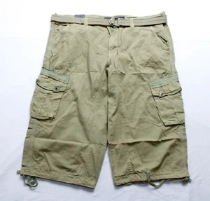 X Ray Jeans Men's Basic Belted Cargo Jeans LC7 New Khaki Size 42x19 NWT - Picture 1 of 5
