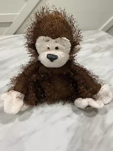 Ganz Webkinz Retired Monkey HM008 10" Plush Stuffed Animal No Code - Picture 1 of 9