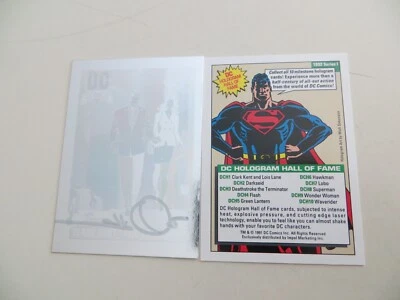1991 IMPEL DC COSMIC LOIS & CLARK HOLOGRAM CHASE CARD SIGNED WALT SIMONSON, COA - Image 1 of 2