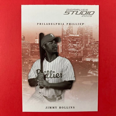 Tarjeta de estudio Jimmy Rollins 2005 Donruss #216 MLB Philadelphia Phillies Foto 1 de 2