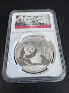 2015 China Panda S10Y NGC MS-70 Early Releases - Picture 1 of 2
