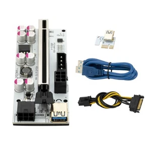 PCI-E VER010 USB 3.0 Extender X16 Mining Riser VER010-X Express Cable Riser - Photo 1/7