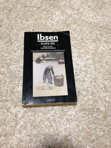 IBSEN PLAYS: SIX PEER GYNT THE PRETENDERS PAPERBACK 1987 BOOK HENRIK ISBEN - Picture 1 of 7