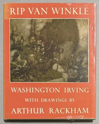 Rip Van Winkle Washington Irving Drawings by Arthur Rackham 1959 reprint HB/DJ - Image 1 of 4