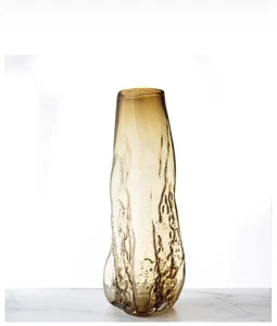 2024 Shepherd Glass America Moonscape Vase 23.5” Blenko Festival of Glass Hay - Picture 1 of 11