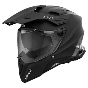 CASCO INTEGRALE MOTO AIROH COMMANDER 2 BLACK MATT NERO OPACO TOURING SPORT - Imagen 1 de 2