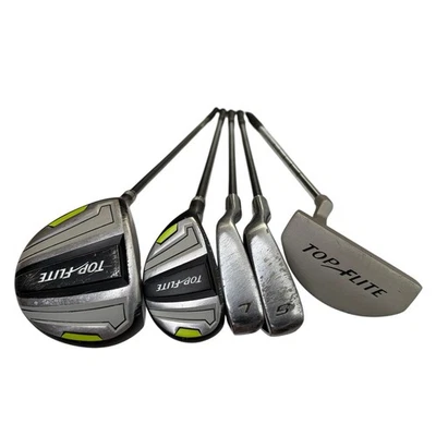 Top Flite Junior Golf Set 5 Piece (NO SAND WEDGE!!) Graphite Shafts Right Hand - Image 1 of 4