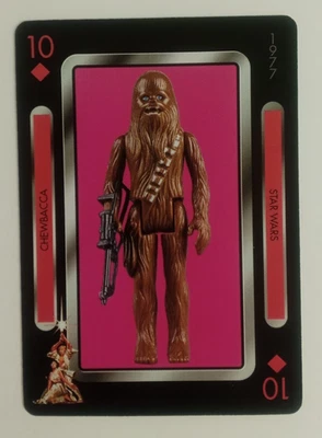 Star Wars Action Figure Playing Card Chewbacca 10 Diamonds - Image 1 of 2