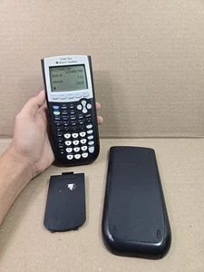 Texas Instruments TI-84 Plus Black Graphing Calculator Used Condition Tested - Picture 1 of 11