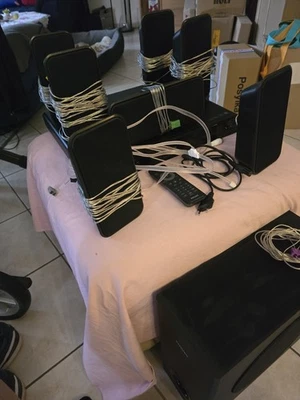 Philips HTR5224 7.1 Dolby Digital Receiver Schwarz Komplett mit Fernbedienung - Bild 1 von 4