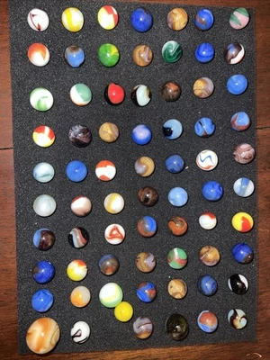 Hermoso Lote Mixto de Canicas Antiguas y Difíciles de Encontrar Vintage Venta Inmobiliaria. Foto 1 de 4