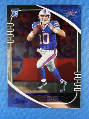 Jake Fromm 2020 Panini Absolute #143 Blue RC Buffalo Bills - Image 1 of 2