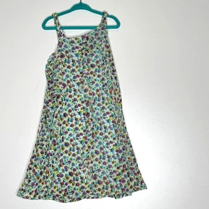 Zara Floral Ruffle Tank Dress Kids Children's Girls Size 7 - Picture 1 of 10