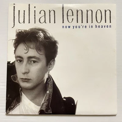Julian Lennon Now Your In Heaven Vinyl Record 7” 45 RPM VS1154 Virgin 1989 - image 1 of 4