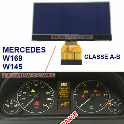Ecran Afficheur Lcd Pour Compteur Mercedes Class A, B, W169, W245 • 94.99€