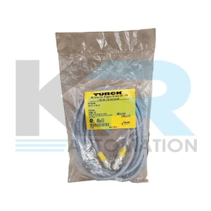 NUEVO SELLADO Turck RK4.5T-3-RS4.5T M12 EuroFast Sensor Cordset 250V 4A - Imagen 1 de 5
