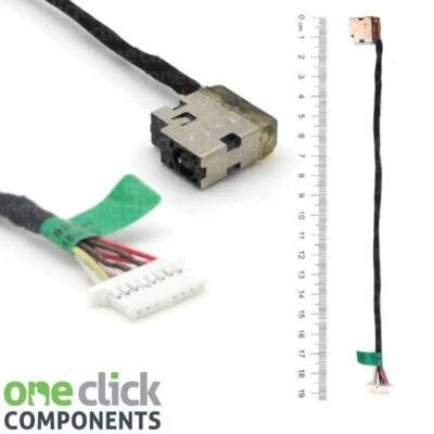 Nuevo cable de puerto conector DC de carga para portátil HP 15S-EQ 799749-S17 F17 Foto 1 de 3