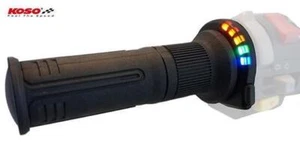 KOSO HG 13 Heizgriffe 7/8" + 1" L=120mm K-Type Schalter - schwarz + 10 cm , AX04 - Bild 1 von 4