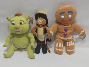 Shrek The Third Baby Ogre Puss In Boots Gingerbread Man Plush 13-17" Nanco NWT - Picture 1 of 13