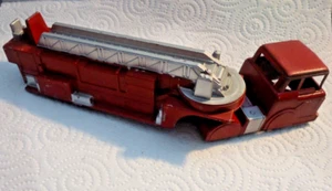 1-Vintage-8''- MIDGETOY DIE CAST Fire Engine La France - Picture 1 of 5