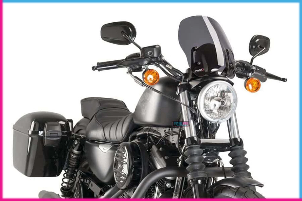 PUIG SCREEN NAKED N.G. TOURING HARLEY D. SPORTSTER 1200 CB CUSTOM 2017 DARK SMOK - Изображение 1 из 1